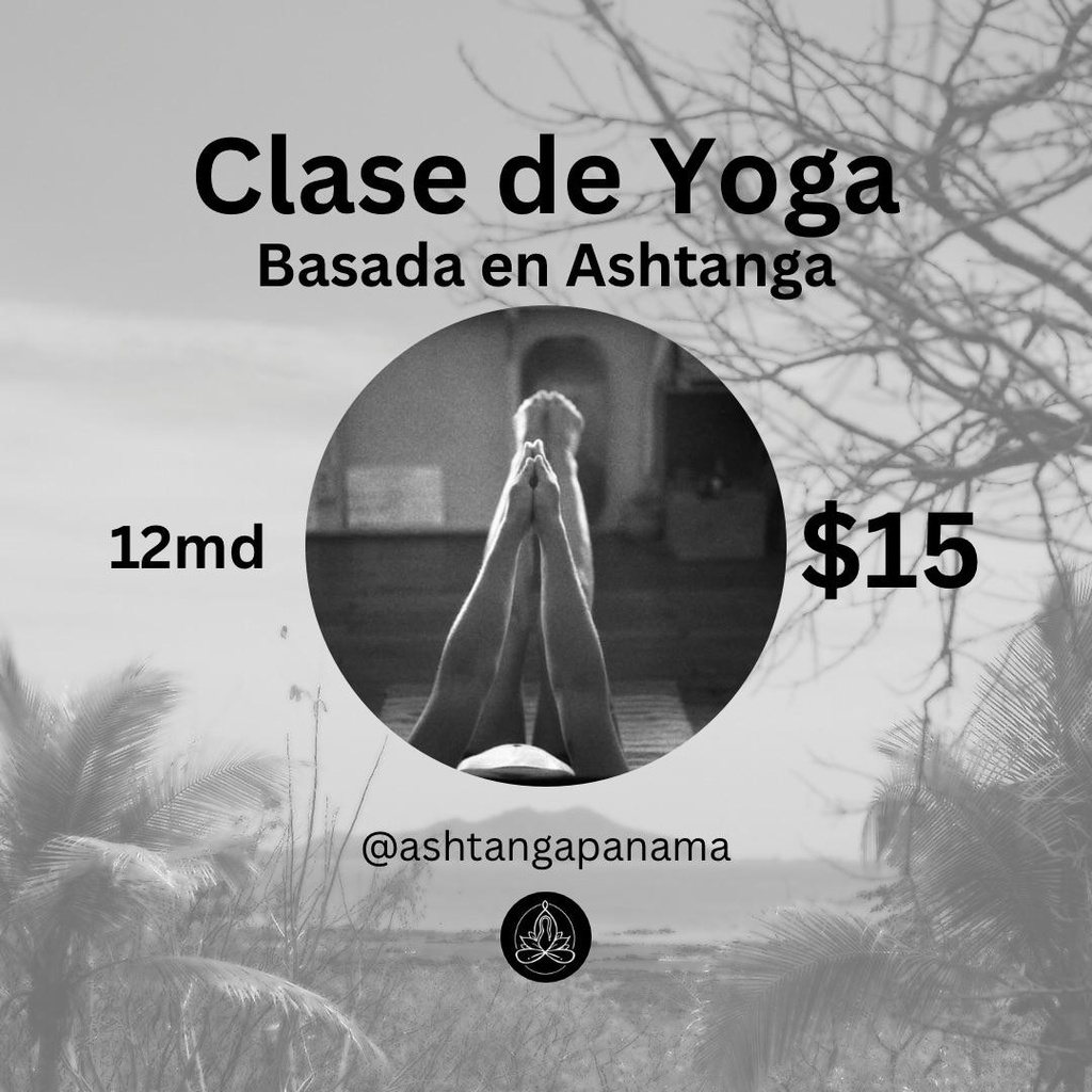 1 x ASHTANGA YOGA Class by Ana Sofia