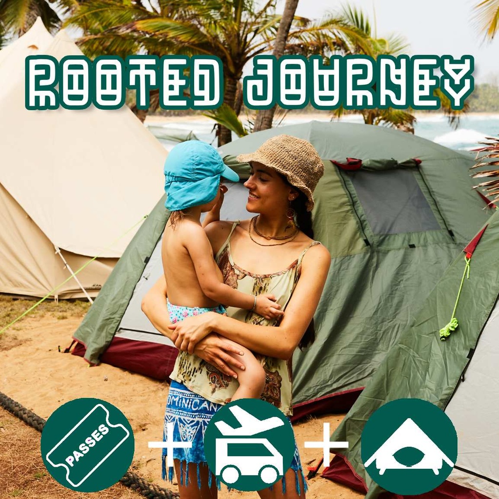 ROOTED JOURNEY Package - PreSet Tent (Double) - FULL FESTIVAL 8-24 March 2025